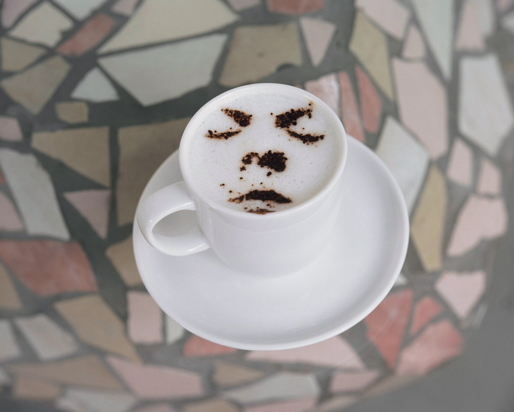 Detail: Untitled (Coffee table with coffee cup)