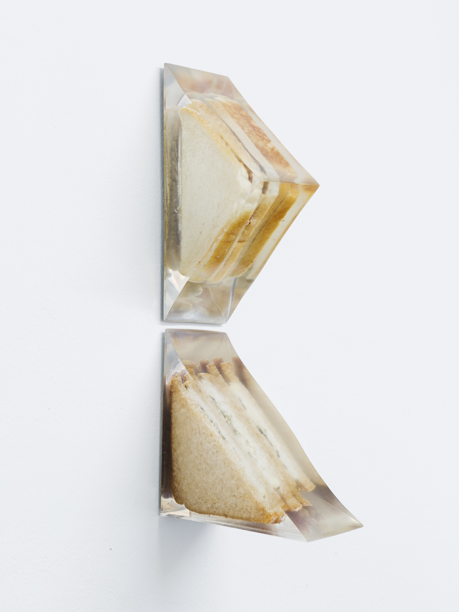 Sandwich, pizza, resin, sculpture, art, contemporary art, Alex Frost, Artist, Salford, Coventry, London, Glasgow
