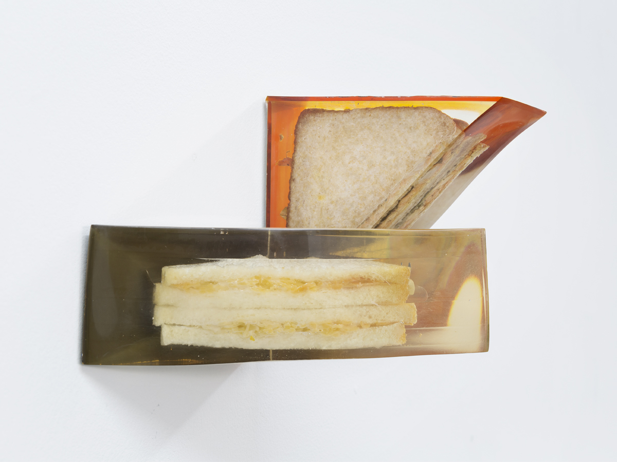 Sandwich, pizza, resin, sculpture, art, contemporary art, Alex Frost, Artist, Salford, Coventry, London, Glasgow